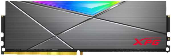 Модуль памяти DIMM 8Gb DDR4 PC33000 4133MHz ADATA XPG Spectrix D50 RGB Grey (AX4U41338G19J-ST50) 11706894