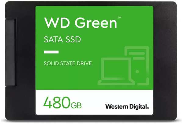 Внутренний SSD-накопитель 480Gb Western Digital Green WDS480G3G0A SATA3 2.5″ 11707048
