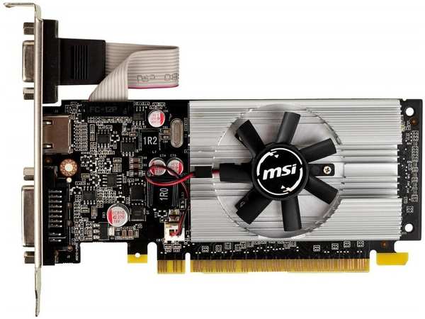 Видеокарта MSI GeForce 210 1024Mb, N210-1GD3/LP DVI, VGA, HDMI 11711432