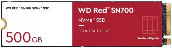 Внутренний SSD-накопитель 500Gb Western Digital Red SN700 (WDS500G1R0C) M.2 2280 PCIe NVMe 3.0 x4 11713761