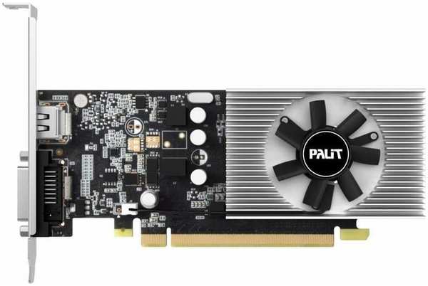 Видеокарта Palit GeForce GT 1030 2048Mb, PA-GT1030 2G D4 DVI, HDMI Oem 11715889