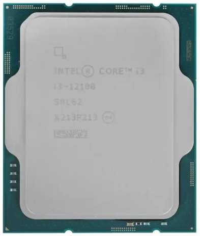 Процессор Intel Core i3-12100, 3.3ГГц, (Turbo 4.3ГГц), 4-ядерный, 12МБ, LGA1700, OEM 11718041