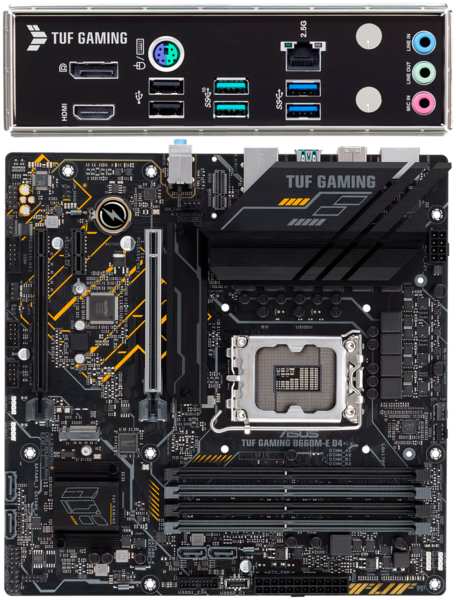 Материнская плата ASUS TUF Gaming B660M-E D4 B660 Socket-1700 4xDDR4, 4xSATA3, RAID, 2xM.2, 2xPCI-E16x, 4xUSB3.2, DP, HDMI, 2.5Glan, mATX