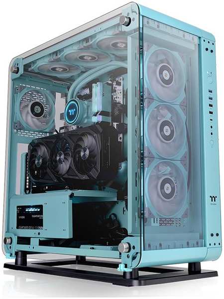 Корпус ATX Miditower Thermaltake Core P6 Tempered Glass CA-1V2-00MBWN-00 Turquoise 11719561