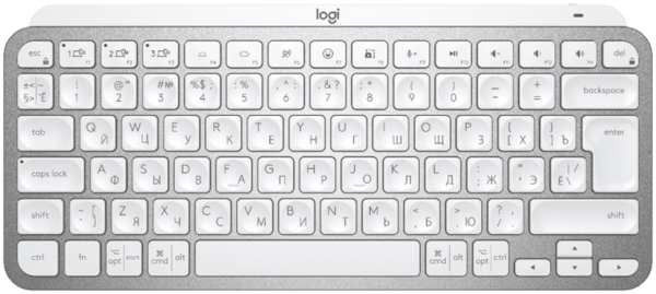 Клавиатура Logitech MX Keys Mini Wireless Illuminated Keyboard Pale