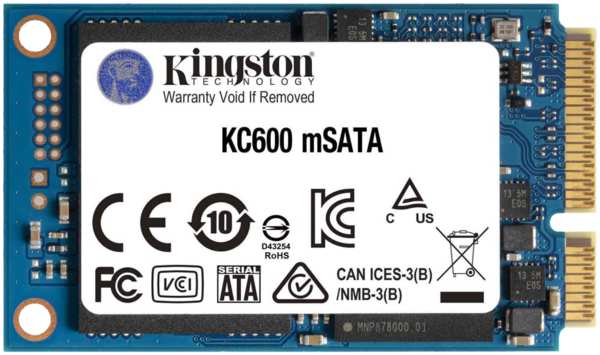 Внутренний SSD-накопитель 512Gb Kingston KC600 SKC600MS/512G mSATA 11721330