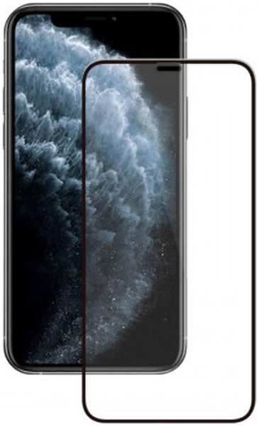 Защитное стекло для Apple iPhone 13 mini Deppa 2,5D Full Glue, с черной рамкой