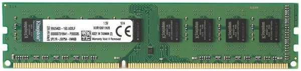 Модуль памяти DIMM 8Gb DDR3 PC12800 1600MHz Kingston (KVR16N11H/8WP) 11721557