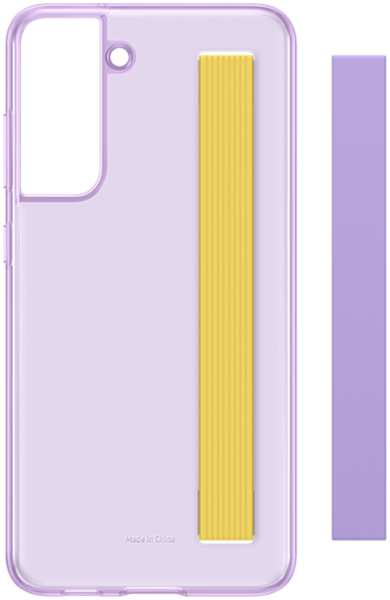 Чехол для Samsung Galaxy S21 FE Slim Strap Cover лиловый