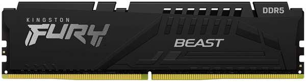 Модуль памяти DIMM 16Gb DDR5 PC41600 5200MHz Kingston Fury Beast Black (KF552C40BB/16) 11722574