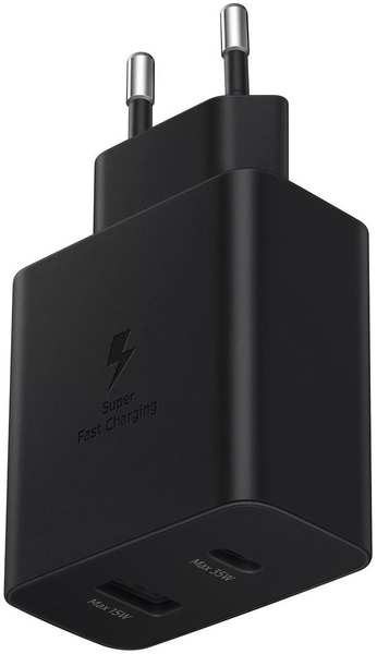 Сетевое зарядное устройство Samsung EP-TA220 35W USB+Type C, черное 11724004