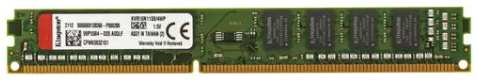 Модуль памяти DIMM 4Gb DDR3 PC12800 1600MHz Kingston (KVR16N11S8/4WP)