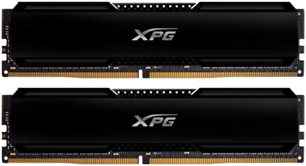 Модуль памяти DIMM 16Gb 2х8Gb DDR4 PC25600 3200MHz ADATA XPG Gammix D20 Black (AX4U32008G16A-DCBK20) 11726131