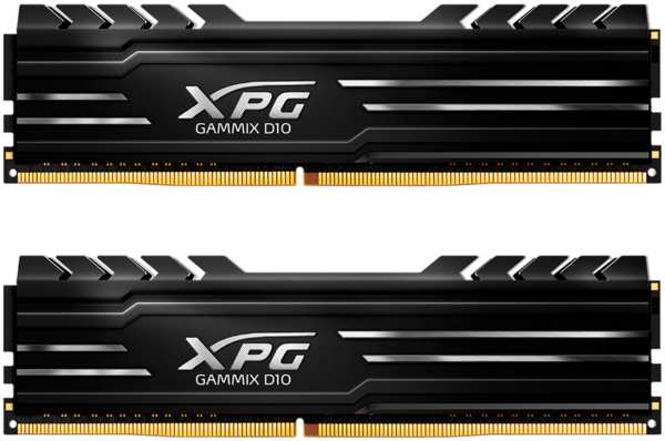 Модуль памяти DIMM 16Gb 2х8Gb DDR4 PC25600 3200MHz ADATA XPG Gammix D10 (AX4U32008G16A-DB10)