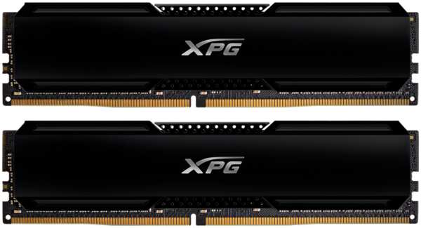 Модуль памяти DIMM 32Gb 2х16Gb DDR4 PC25600 3200MHz ADATA XPG Gammix D20 (AX4U320016G16A-DCBK20)