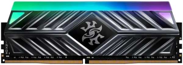 Модуль памяти DIMM 8Gb DDR4 PC25600 3200MHz ADATA XPG Spectrix D41 RGB Grey (AX4U32008G16A-ST41) 11726158