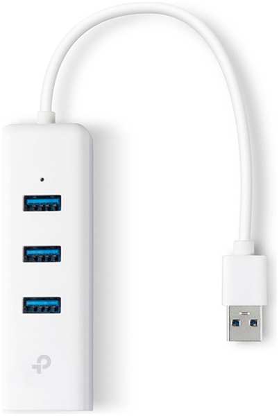 3-port USB3.0 Hub TP-Link UE330 + RJ45 (1Gbps)