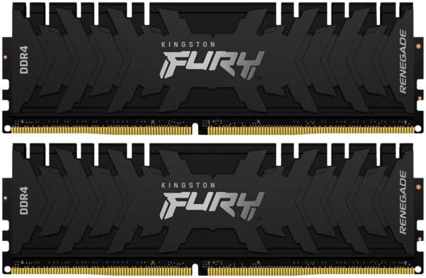 Модуль памяти DIMM 16Gb 2х8Gb DDR4 PC36800 4600MHz Kingston Fury Renegade Black (KF446C19RBK2/16) 11728751