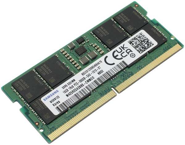 Модуль памяти SO-DIMM DDR5 16Gb PC44800 5600Mhz Samsung (M425R2GA3BB0-CWM) 11730071