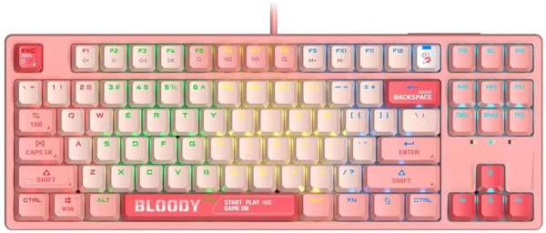 Клавиатура A4Tech Bloody S87 Energy Pink USB 11730702