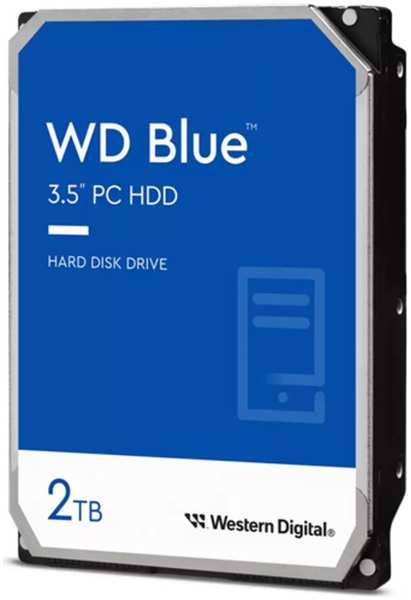 Внутренний жесткий диск 3,5″2Tb Western Digital (WD20EARZ) 64Mb 5400rpm SATA3 Blue Desktop 11730752