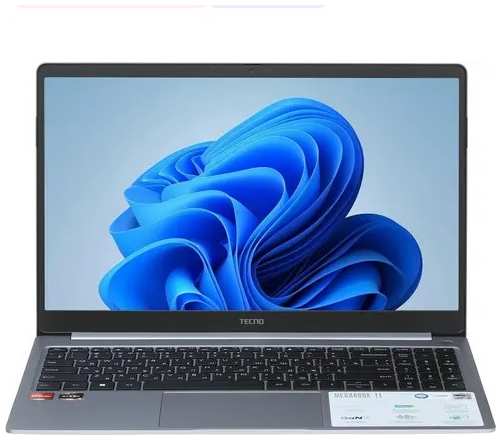 Ноутбук TECNO MegaBook T1 AMD Ryzen 5 5560U/16Gb/512Gb SSD/15.6″FullHD/Win11 Silver 11732432
