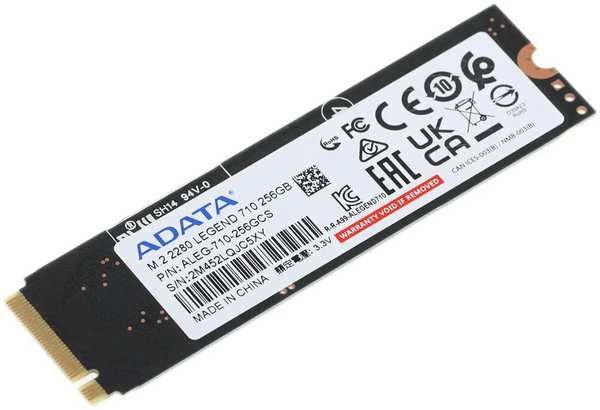 ADATA Внутренний SSD-накопитель 256Gb A-Data Legend 710 ALEG-710-256GCS M.2 2280 PCIe NVMe 3.0 x4 11732690