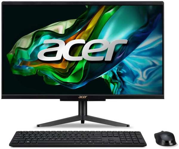 Моноблок Acer Aspire C24-1610 24″FullHD Intel N100/8Gb/256Gb SSD/kb+m/DOS Black 11733296
