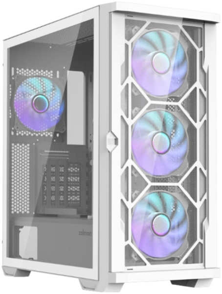 Корпус ATX Miditower Zalman Z10 Duo White 11733529