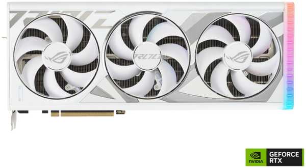 Видеокарта ASUS GeForce RTX 4080 Super 16384Mb, ROG Strix Gaming White OC 16G (ROG-Strix-RTX4080S-O16G-White) 2xHDMI, 3xDP, Ret 11733648