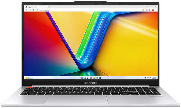 Ноутбук ASUS VivoBook S15 K5504VA-MA342W Core i5 13500H/16Gb/512Gb SSD/15.6″3K OLED/Win11 Cool Silver 11733740