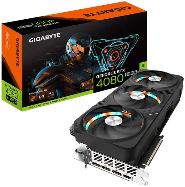 Видеокарта Gigabyte GeForce RTX 4080 Super 16384Mb, Gaming OC 16 Gb (GV-N408SGAMING OC-16GD) 1xHDMI, 3xDP, Ret 11733762