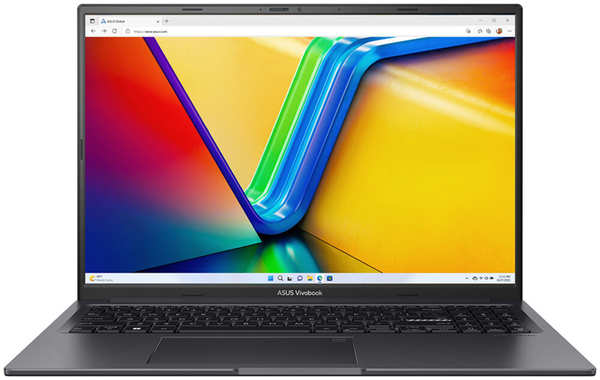 Ноутбук ASUS VivoBook 16X K3605VC-N1110 Core i5 13500H/16Gb/512Gb SSD/NV RTX3050 4Gb/16″WUXGA OLED/DOS Indie Black 11733881