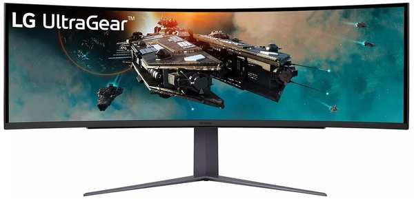 Монитор 49″LG UltraGear 49GR85DC-B VA 5120х1440 1 ms HDMI, DisplayPort