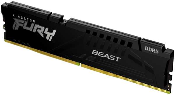 Модуль памяти DIMM 8Gb DDR5 PC44800 5600MHz Kingston Fury Beast Black (KF556C40BB-8) 11734610