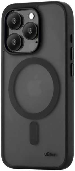 Чехол для Apple iPhone 15 Pro Max uBear Cloud Mag Case Magsafe черный 11736306