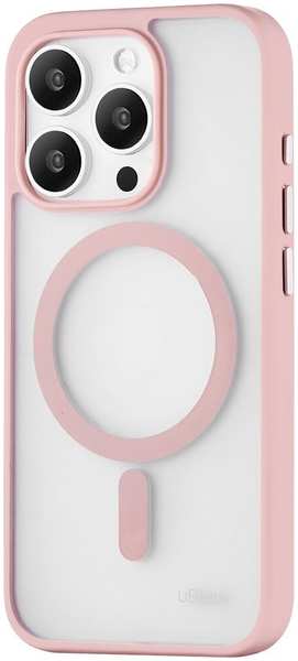 Чехол для Apple iPhone 15 Pro Max uBear Cloud Mag Case Magsafe розовый 11736307