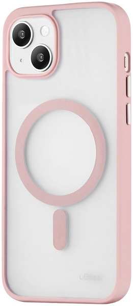 Чехол для Apple iPhone 15 Plus uBear Cloud Mag Case Magsafe розовый 11736313