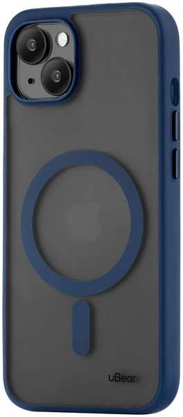 Чехол для Apple iPhone 15 Plus uBear Cloud Mag Case Magsafe синий 11736315