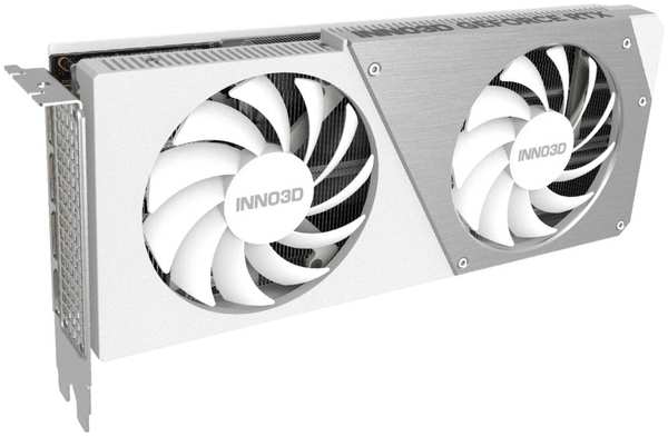 Видеокарта Inno3D GeForce RTX 4070 12288Mb, Twin X2 OC White Stealth 12 Gb (N40702-126XX-183052V) 1xHDMI, 3xDP, Ret 11737029