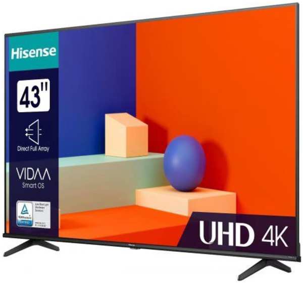 Телевизор 43″Hisense 43A6K (4K Ultra HD 3840x2160, Smart TV)