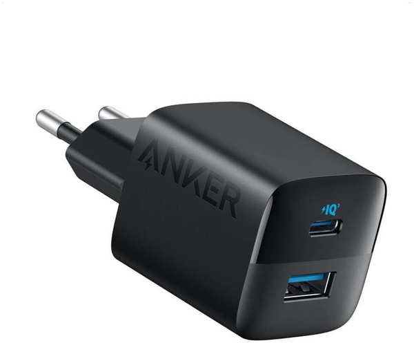 Сетевое зарядное устройство Anker 323 Charger A2331 33W USB + USB-C черное 11738435