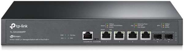 Коммутатор TP-LINK TL-SX3206HPP JetStream уровня 2+ 4x10GbLAN PoE++ 2x10GbSFP+ 11738611