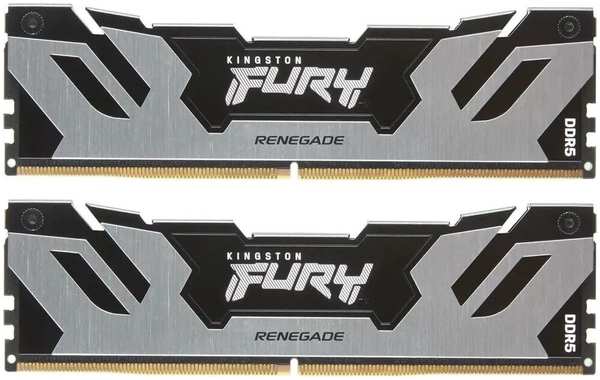 Модуль памяти DIMM 64Gb 2х32Gb DDR5 PC48000 6000MHz Kingston Fury Renegade Silver (KF560C32RSK2-64)