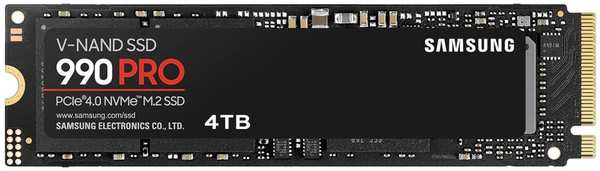 Внутренний SSD-накопитель 4000Gb Samsung 990 Pro (MZ-V9P4T0BW) M.2 2280 PCI-E 4.0 x4