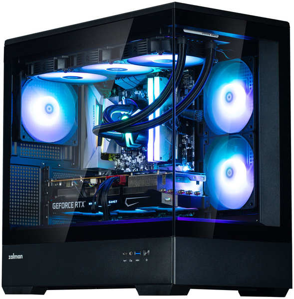 Корпус MicroATX Minitower Zalman P30 Black 11739814