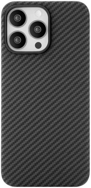Чехол для Apple iPhone 15 Pro Max uBear Supreme Case Magsafe Kevlar черный 11739832