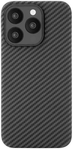 Чехол для Apple iPhone 15 Pro uBear Supreme Case Magsafe Kevlar черный 11739838