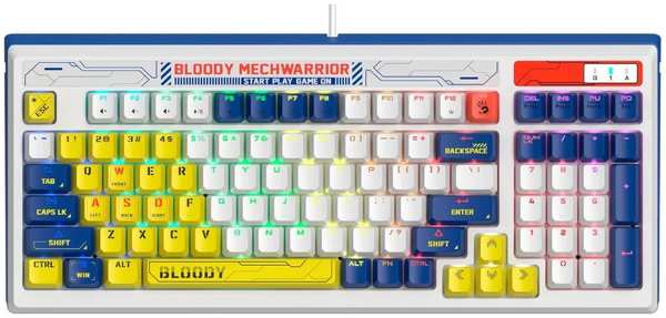 Клавиатура A4Tech Bloody B950 White\Blue USB 11739847