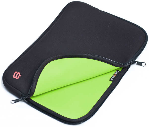 13.3″Папка для ноутбука Bagspace PS-812-12GN (черно-зеленая)